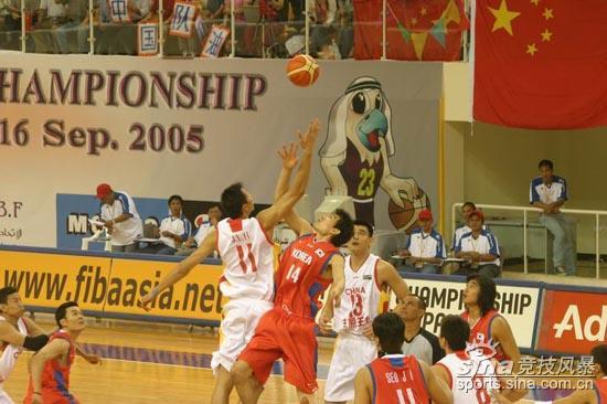 韩国男篮vs中国男篮2003