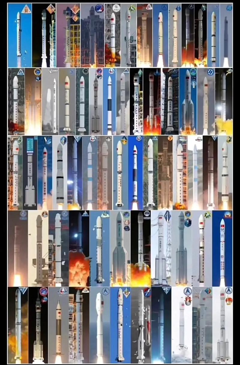 中国火箭发射vs美国火箭发射的相关图片